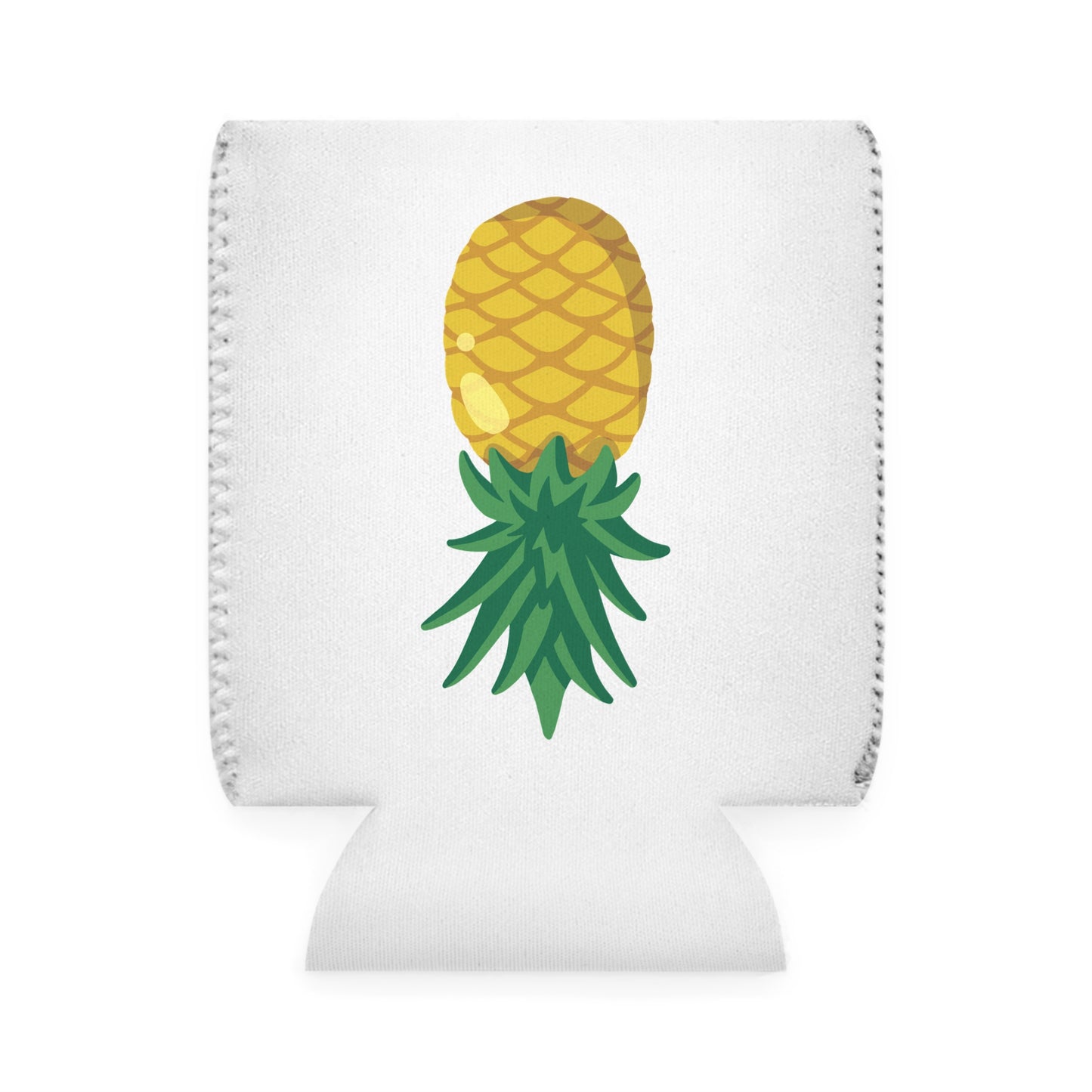 Pineapple Can Cooler Sleeve — Tropical Drink Koozie