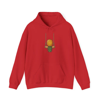 Pineapple on a Swing Hoodie – Cute Tropical Fruit Graphic Sweatshirt