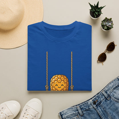 Pineapple Swing T-Shirt — Cute Smiling Pineapple Graphic Tee