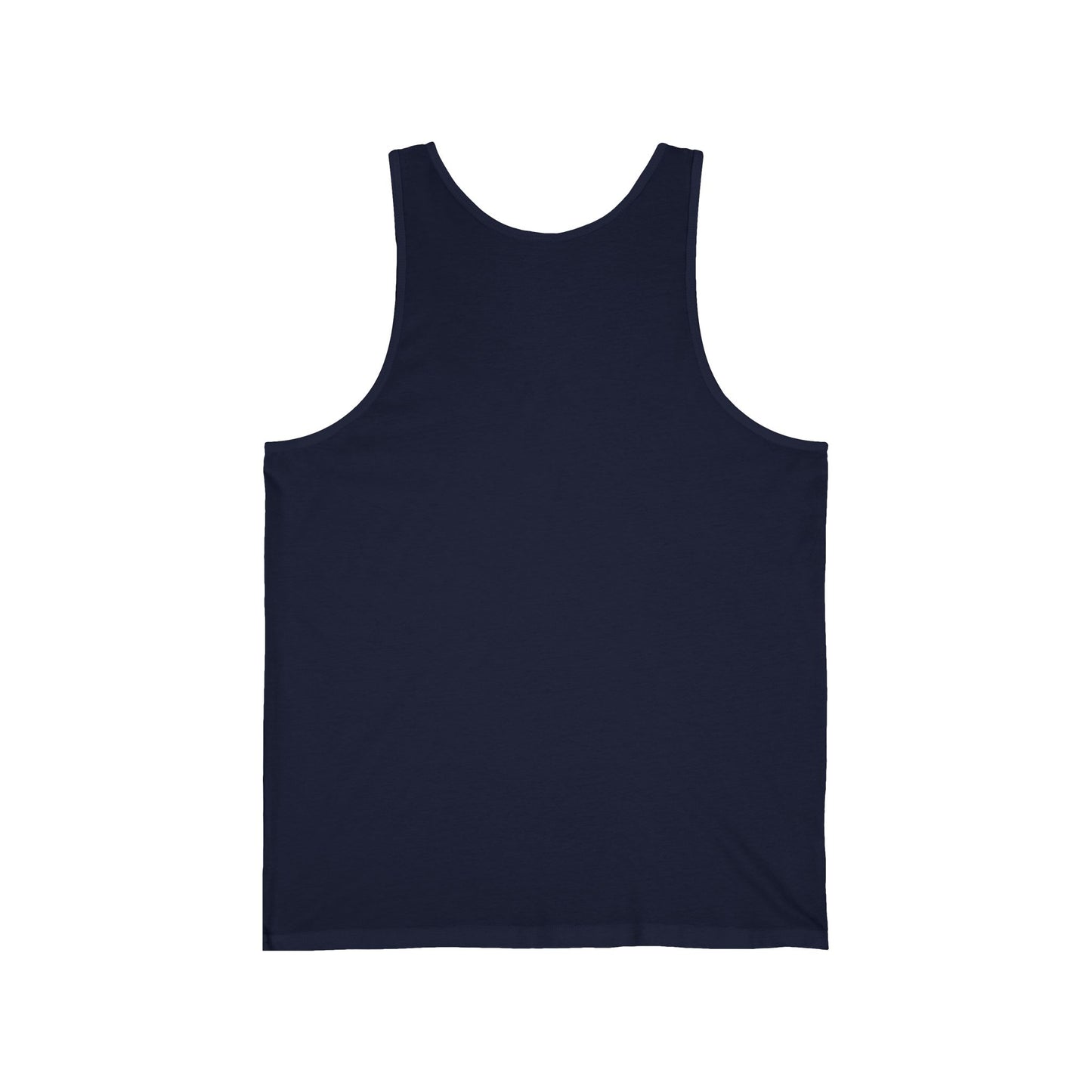 Pineapple Minimalist Tank Top — Small Tropical Chest Print, Summer Beachwear