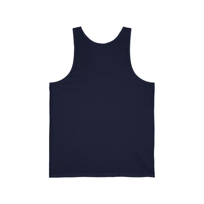 Pineapple Minimalist Tank Top — Small Tropical Chest Print, Summer Beachwear