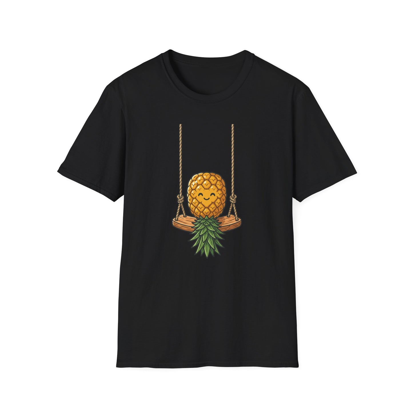 Pineapple Swing T-Shirt — Cute Smiling Pineapple Graphic Tee