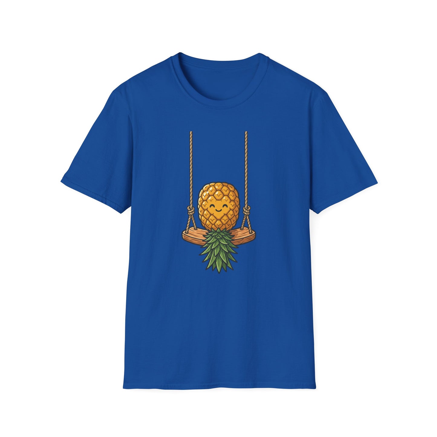 Pineapple Swing T-Shirt — Cute Smiling Pineapple Graphic Tee