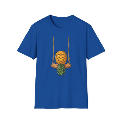 Pineapple Swing T-Shirt — Cute Smiling Pineapple Graphic Tee