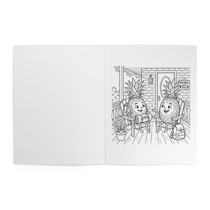 Copy of Pineapple Camping Fun Coloring Book