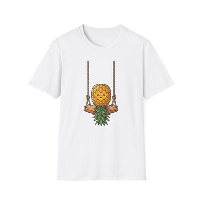 Pineapple Swing T-Shirt — Cute Smiling Pineapple Graphic Tee