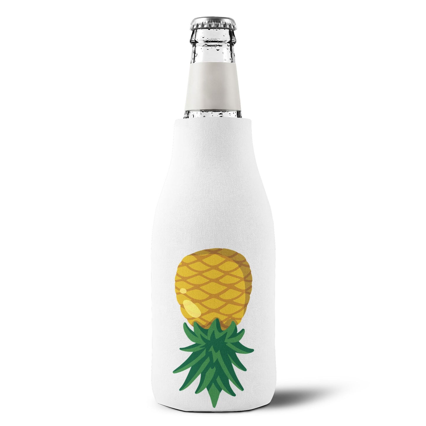 Zip-Up Upside Down Pineapple Bottle Cooler Sleeve