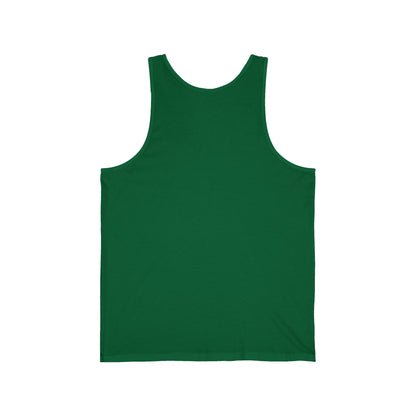 Pineapple Minimalist Tank Top — Small Tropical Chest Print, Summer Beachwear